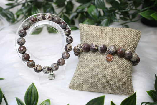 10mm ASTEROID JASPER BRACELET