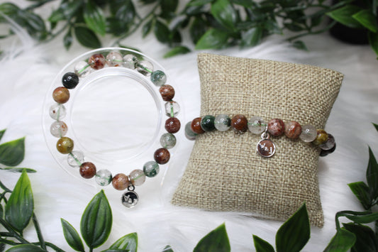 8mm GARDEN QUARTZ BRACELET