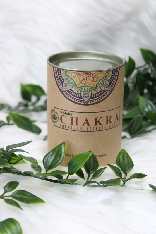 CHAKRA BACK FLOW INCENSE CONES