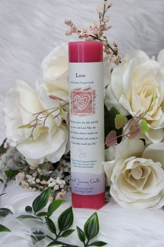 LOVE PILLAR CANDLE