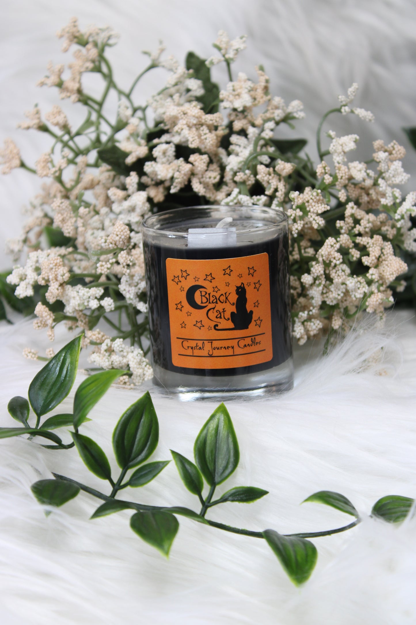 BLACK CAT VOTIVE CANDLE