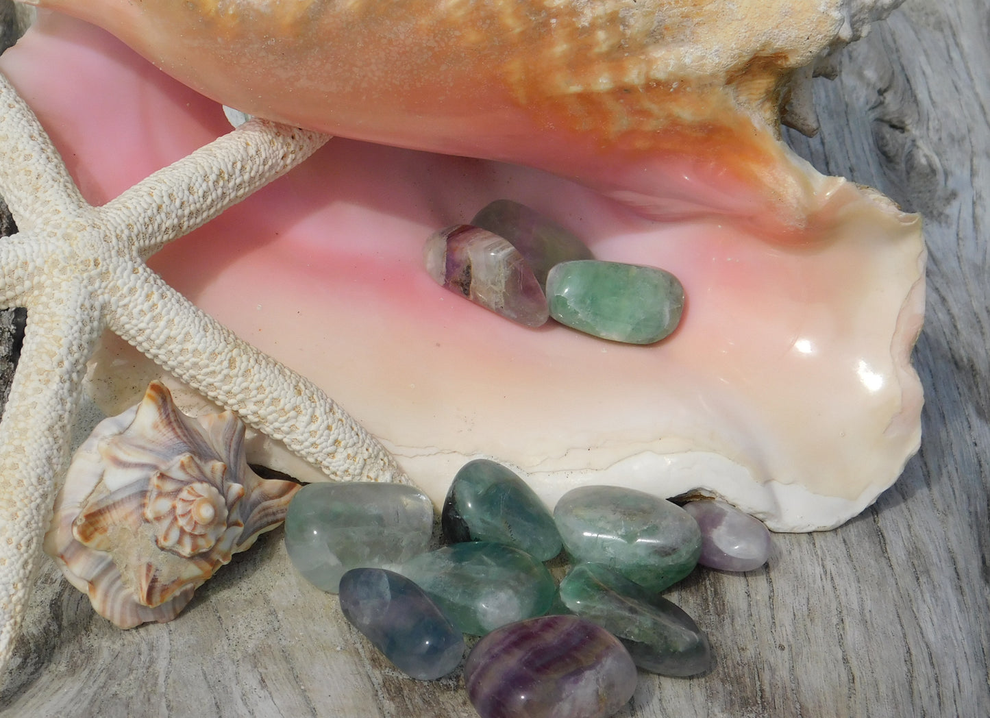 RAINBOW FLUORITE TUMBLE