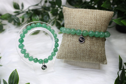 8mm GREEN AVENTURINE BRACELET