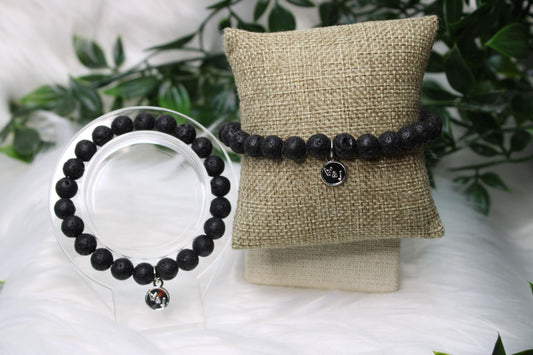 8mm LAVA STONE BRACELET