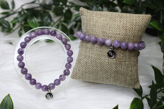 8mm LEPIDOLITE BRACELET