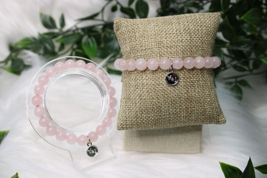 8mm ROSE QUARTZ BRACELET