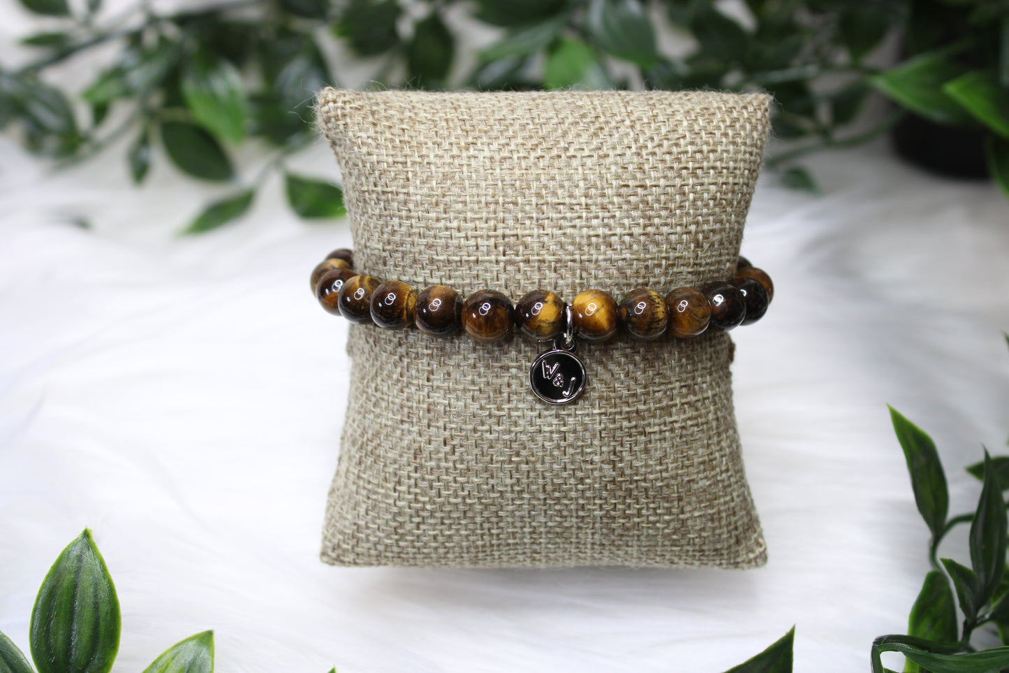 8mm GOLD TIGER'S EYE BRACELET